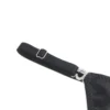 String simili-cuir noir brillant (4) String simili-cuir noir brillant